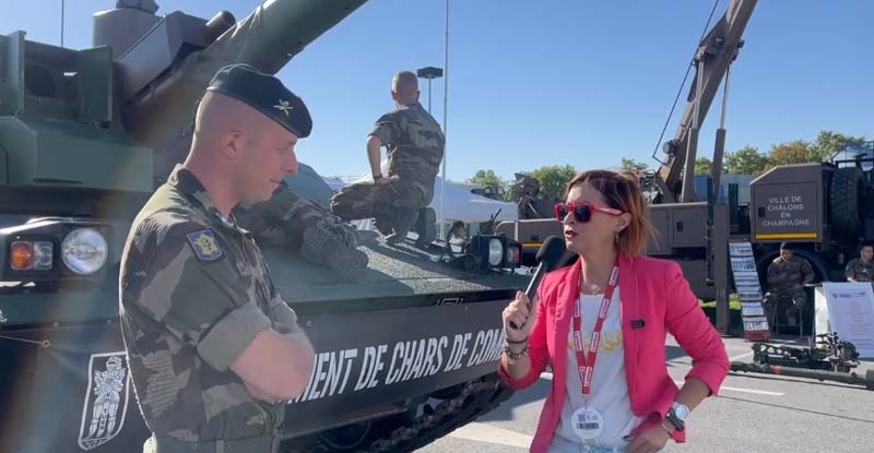 Interview du maréchal des logis chef Sacha du 501e régiment de chars de combat ! Journée de l’Armée mercredi 6 septembre sur la Foire de Châlons !